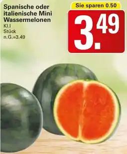 WEZ Spanische oder italienische Mini Wassermelonen Angebot