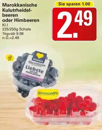 WEZ Marokkanische Kulturheidelbeeren oder Himbeeren Angebot