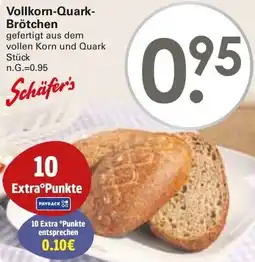 WEZ Schäfer's Vollkorn-Quark Brötchen Angebot