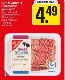 WEZ Gut & Günstig Hackfleisch gemischt Angebot