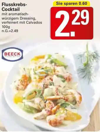 WEZ BEECK Flusskrebs Cocktail Angebot