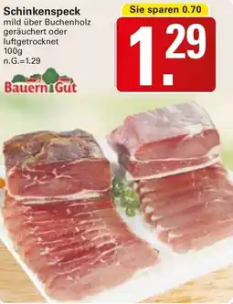 WEZ Bauern Gut Schinkenspeck Angebot