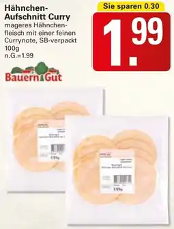 WEZ Bauern Gut Hähnchen Aufschnitt Curry Angebot