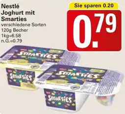 WEZ Nestlé Joghurt mit Smarties Angebot