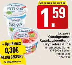 WEZ Exquisa Quarkgenuss, Quarkzubereitung, Skyr oder Fitline Angebot