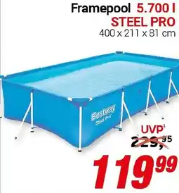 CENTERSHOP Bestway Framepool 5.700 I STEEL PRO Angebot