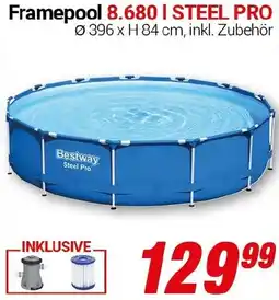 CENTERSHOP Bestway Framepool 8.680 I STEEL PRO Angebot