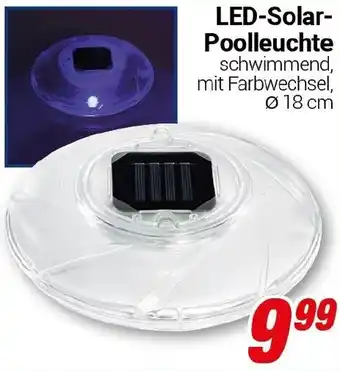 CENTERSHOP LED-Solar Poolleuchte Angebot