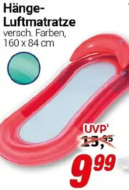CENTERSHOP Hänge Luftmatratze Angebot