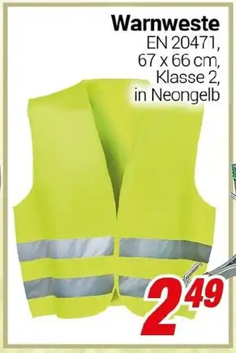 CENTERSHOP Warnweste Angebot