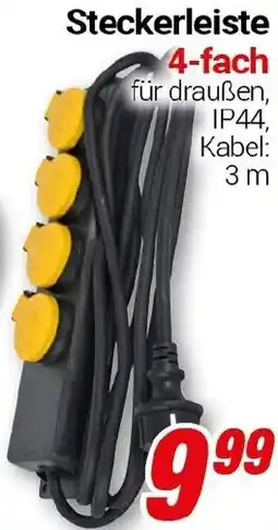 CENTERSHOP Steckerleiste 4-fach Angebot