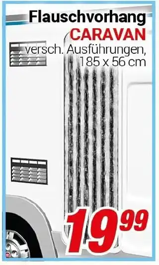 CENTERSHOP Flauschvorhang CARAVAN Angebot