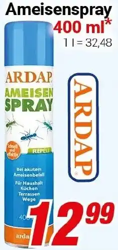 CENTERSHOP ARDAP Ameisenspray Angebot
