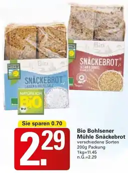 WEZ Bio Bohlsener Mühle Snäckebrot Angebot