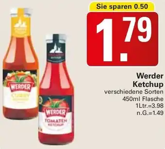 WEZ Werder Ketchup Angebot
