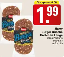 WEZ Harry Burger Brioche Brötchen Lauge Angebot