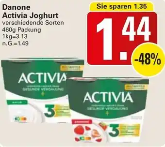 WEZ Danone Activia Joghurt Angebot