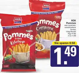 WEZ XOX Pommes Angebot