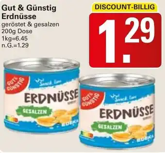 WEZ Gut & Günstig Erdnüsse Angebot