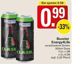 WEZ Booster Energy4Life Angebot
