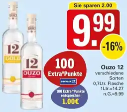 WEZ Ouzo 12 Angebot