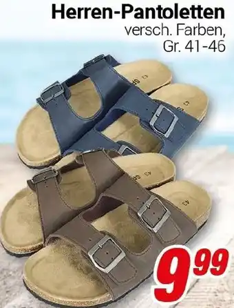 CENTERSHOP Herren-Pantoletten Angebot