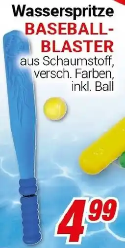 CENTERSHOP Wasserspritze BASEBALL BLASTER Angebot