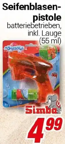 CENTERSHOP Simba Seifenblasenpistole Angebot