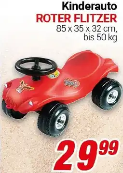 CENTERSHOP Kinderauto ROTER FLITZER Angebot