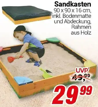 CENTERSHOP Sandkasten Angebot
