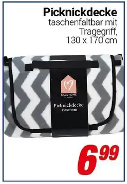 CENTERSHOP Picknickdecke Angebot