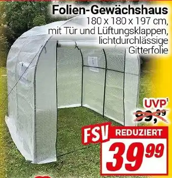 CENTERSHOP Folien-Gewächshaus Angebot