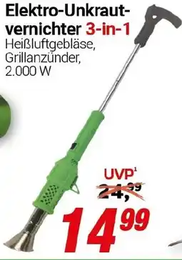 CENTERSHOP Elektro-Unkrautvernichter 3-in-1 Angebot