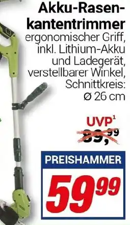 CENTERSHOP Akku-Rasenkantentrimmer Angebot