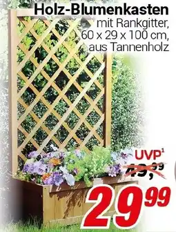 CENTERSHOP Holz-Blumenkasten Angebot