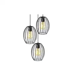 Netto Marken-Discount Pendelleuchte, schwarz, 3xE27 max. 60W exkl Angebot