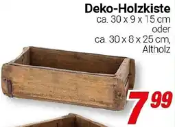 CENTERSHOP Deko-Holzkiste Angebot