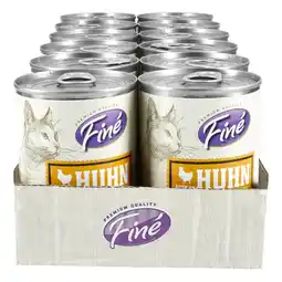 Netto Marken-Discount Fine Katzennahrung Reich an Huhn 400 g, 12er Pack Angebot