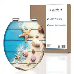 Netto Marken-Discount SCHÜTTE MDF WC-Sitz BEACH AND WOOD, mit Absenkautomatik Angebot