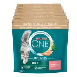 Netto Marken-Discount PURINA ONE Adult Lachs 1,4 kg, 6er Pack Angebot