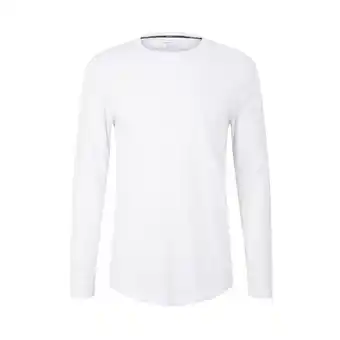 Netto Marken-Discount Tom Tailor Longsleeve Unifarbenes Langarmshirt mit Rundhalsausschnitt Angebot