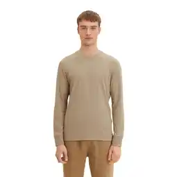Netto Marken-Discount Tom Tailor Longsleeve Langarmshirt mit Logo-Print und Rundhalsausschnitt Angebot