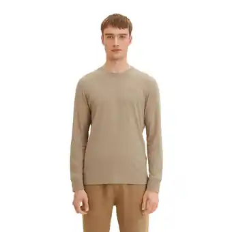 Netto Marken-Discount Tom Tailor Longsleeve Langarmshirt mit Logo-Print und Rundhalsausschnitt Angebot