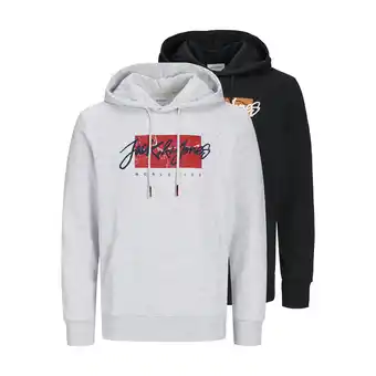 Netto Marken-Discount Jack & Jones Hoodie Tiley Kapuzenpullover Doppelpack Angebot