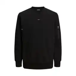 Netto Marken-Discount Jack & Jones Pullover Sweatshirt mit Rundhalsausschnitt, Rippbündchen und Ärmel-Tasche Angebot