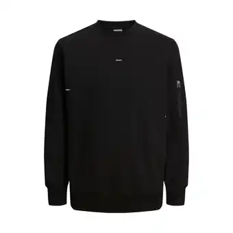 Netto Marken-Discount Jack & Jones Pullover Sweatshirt mit Rundhalsausschnitt, Rippbündchen und Ärmel-Tasche Angebot