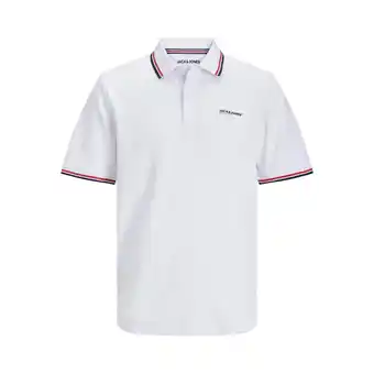 Netto Marken-Discount Jack & Jones Poloshirt CAMPA Polo Kurzarmshirt mit Kontraststreifen und Logo-Print Angebot
