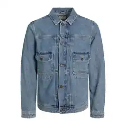 Netto Marken-Discount Jack & Jones Jacke Jeansjacke KEVIN mit Umlegekragen, Brusttasche und Knopfverschluss Angebot