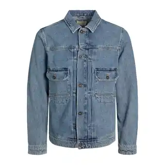 Netto Marken-Discount Jack & Jones Jacke Jeansjacke KEVIN mit Umlegekragen, Brusttasche und Knopfverschluss Angebot