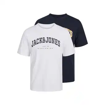 Netto Marken-Discount Jack & Jones T-Shirt Caleb Kurzarmshirt Doppelpack Angebot